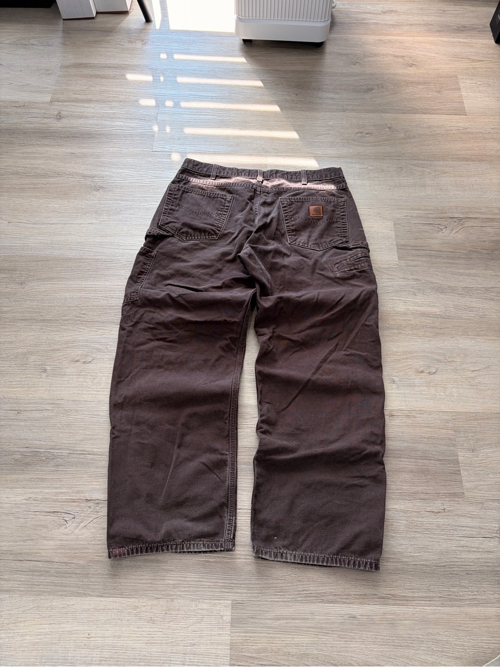 Y2k Carhartt Men’s Brown carpenter pants loose fit